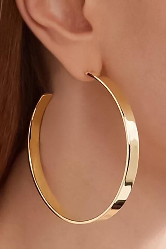 2" Gold Hoop