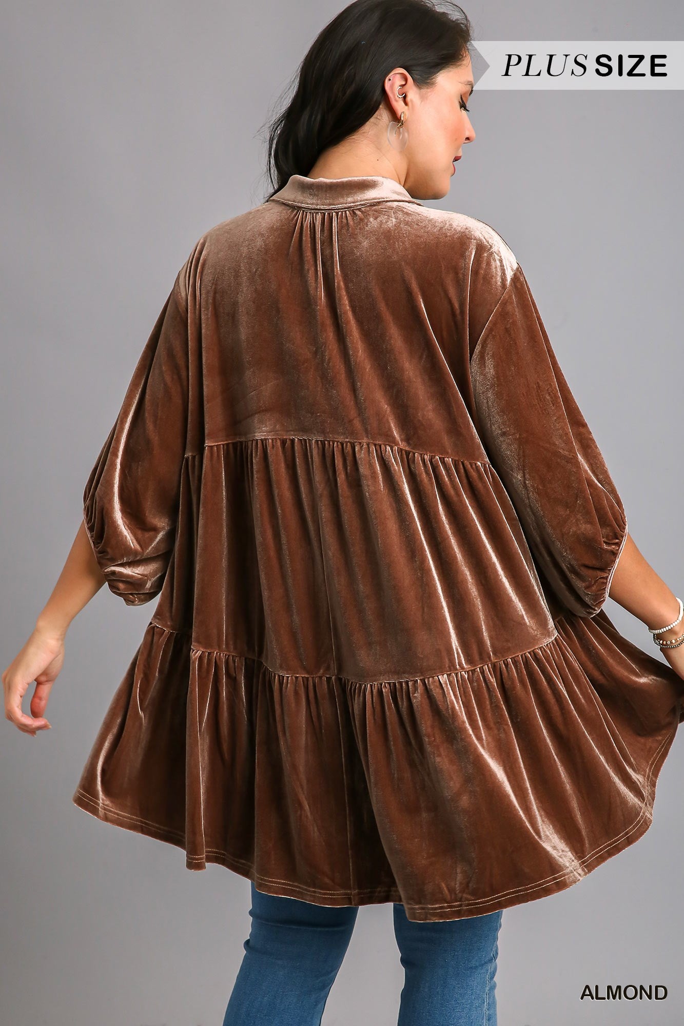 Velvet Tiered Tunic