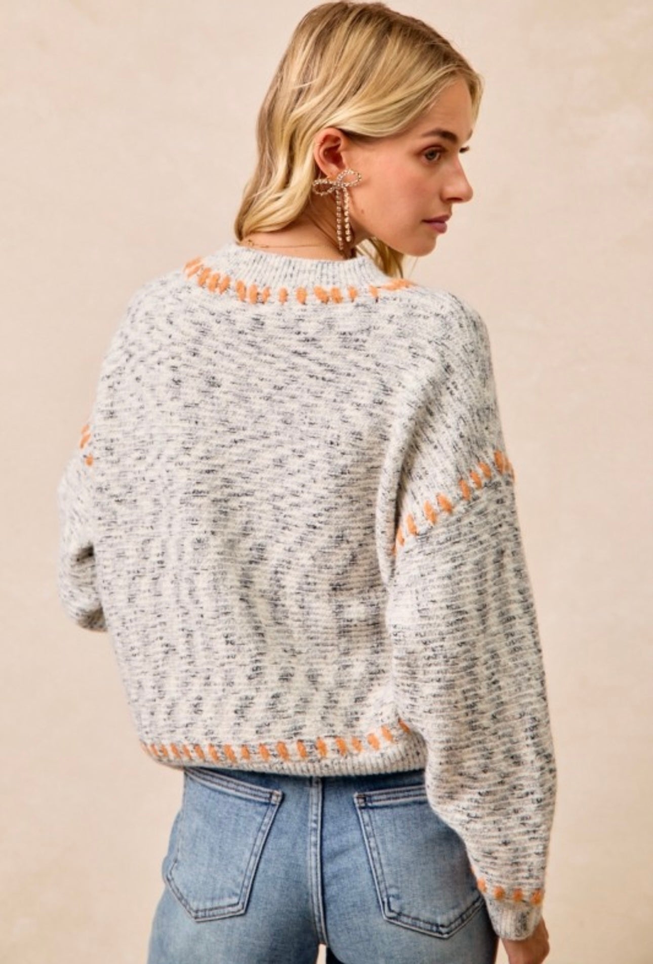 Spooky Melange Sweater
