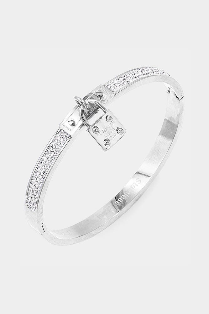 CZ Locket Bracelet