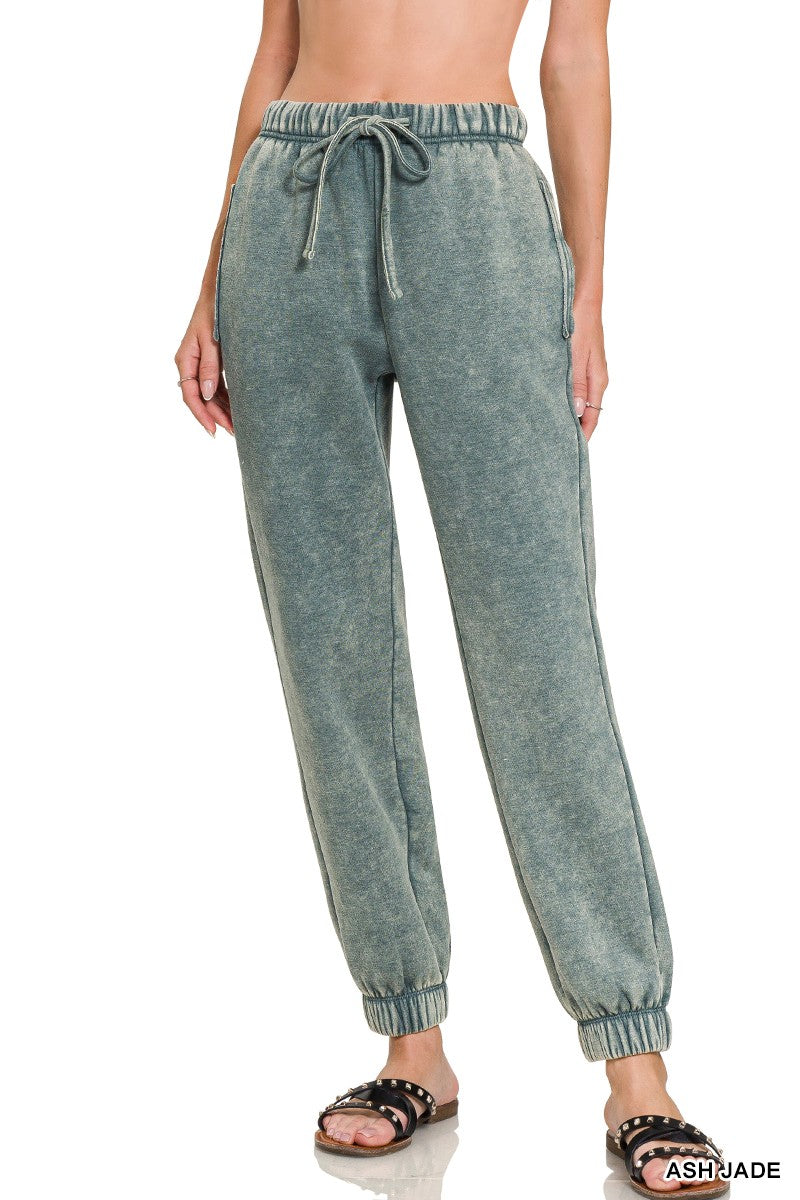 Acid Wash Sweatpants Spring