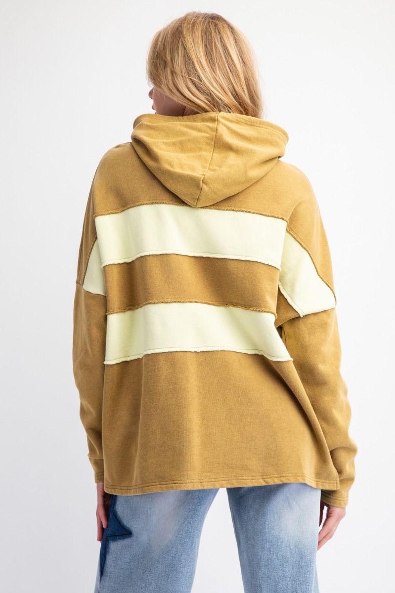 Avocado Colorblock Hoodie