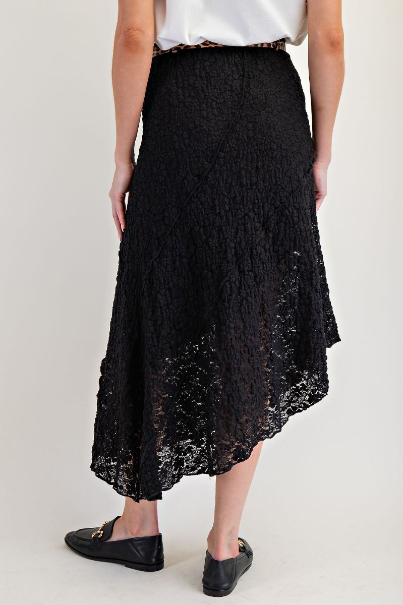 Asymmetrical Lace Skirt