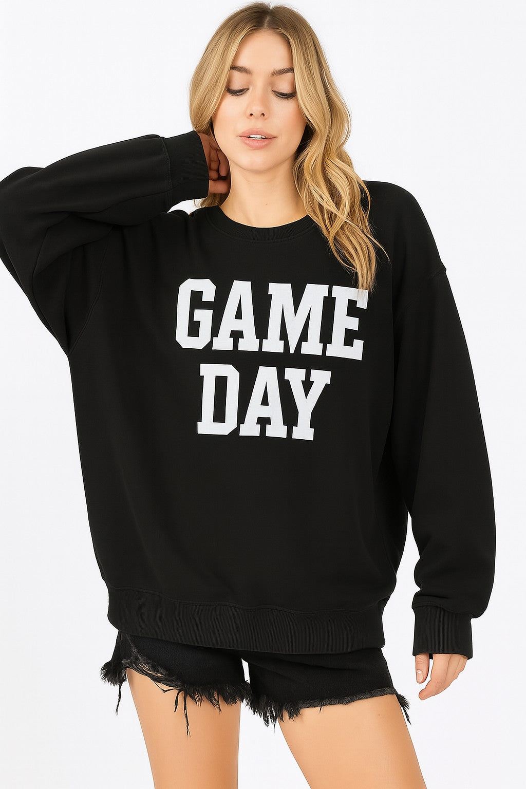 Oversized Game Day Sweatshirt