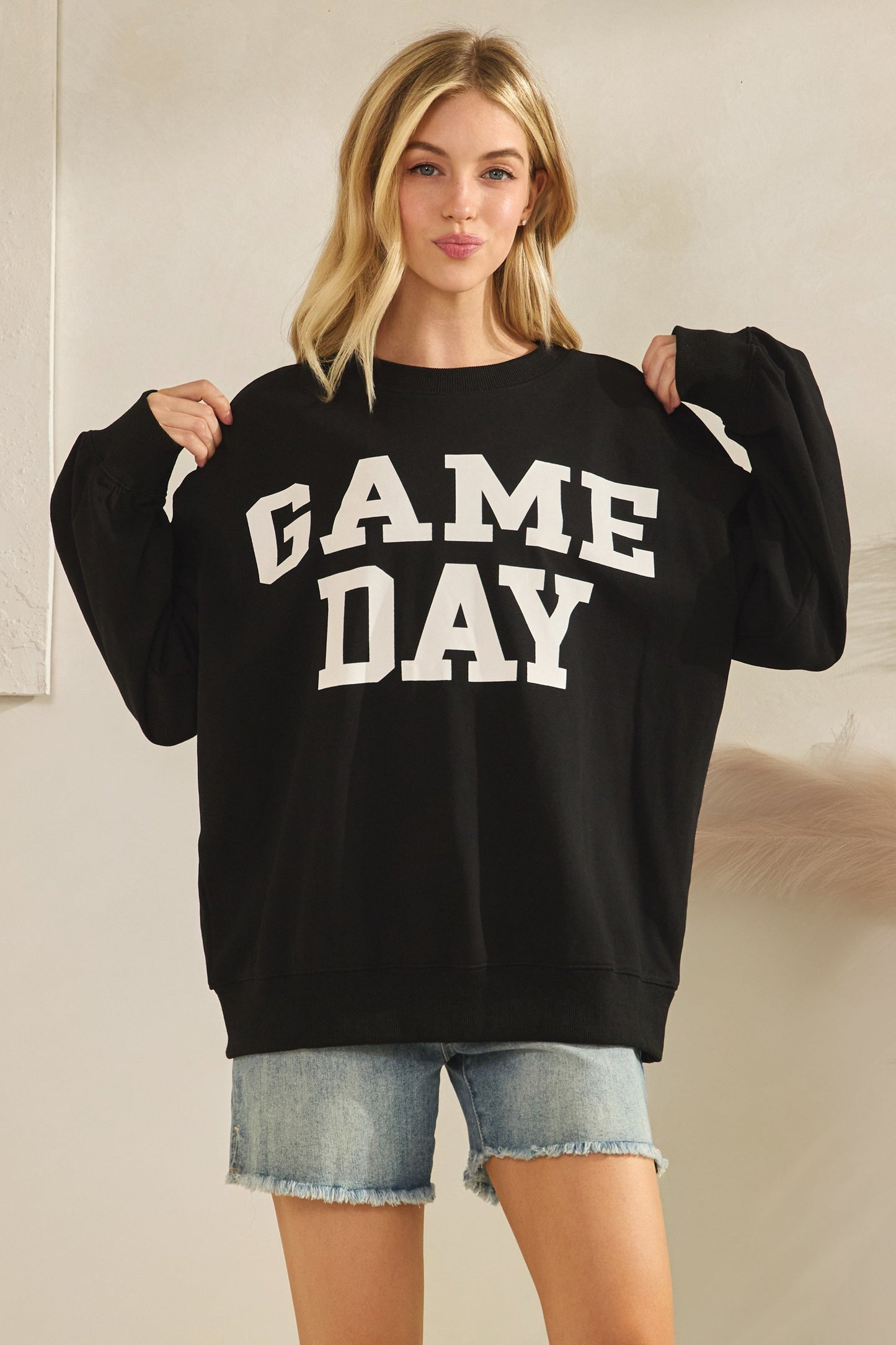 Oversized Game Day Sweatshirt
