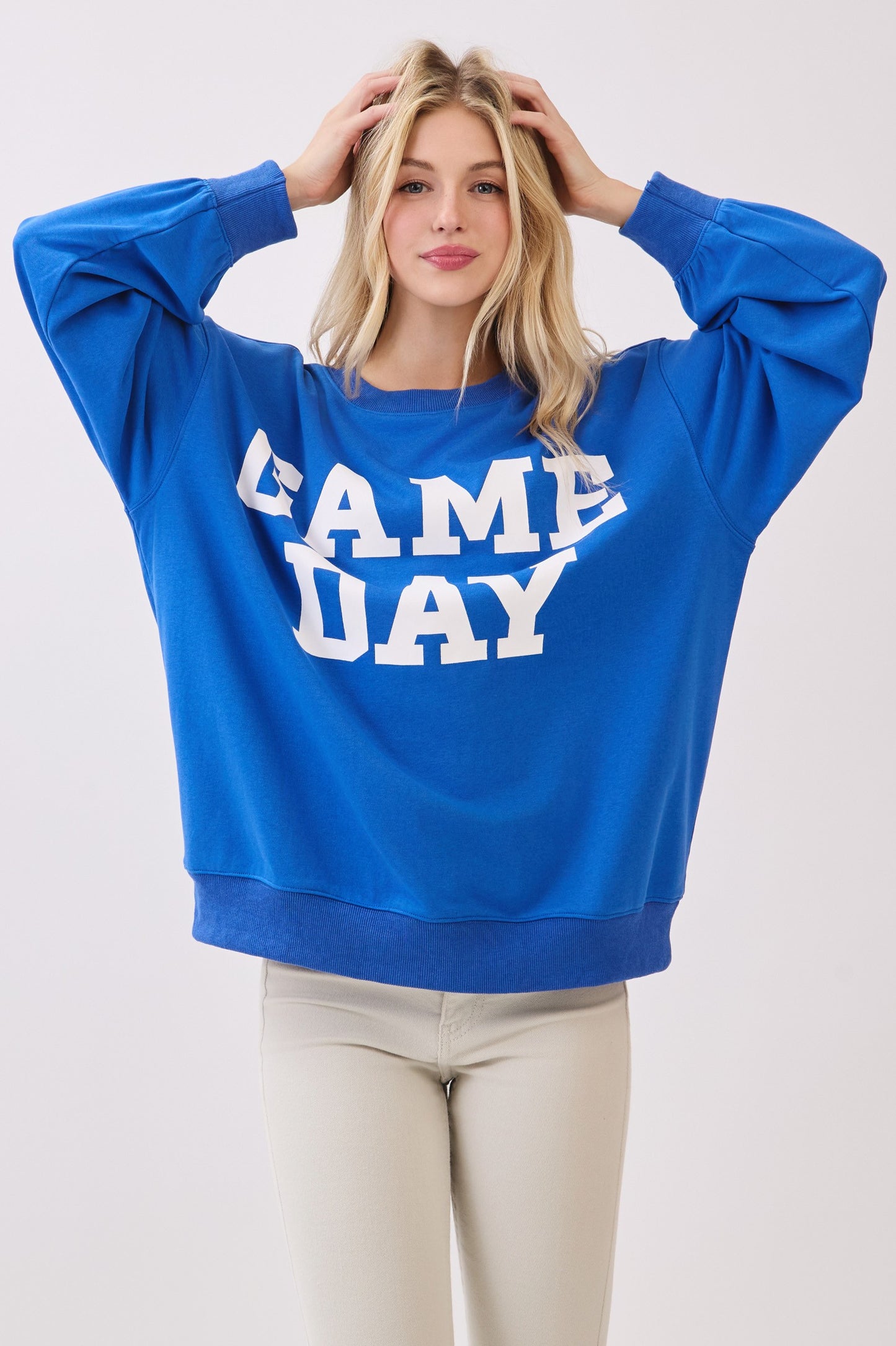 Oversized Game Day Sweatshirt