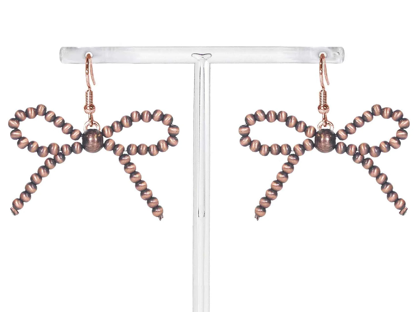 Navajo Pearl Bow Earrings