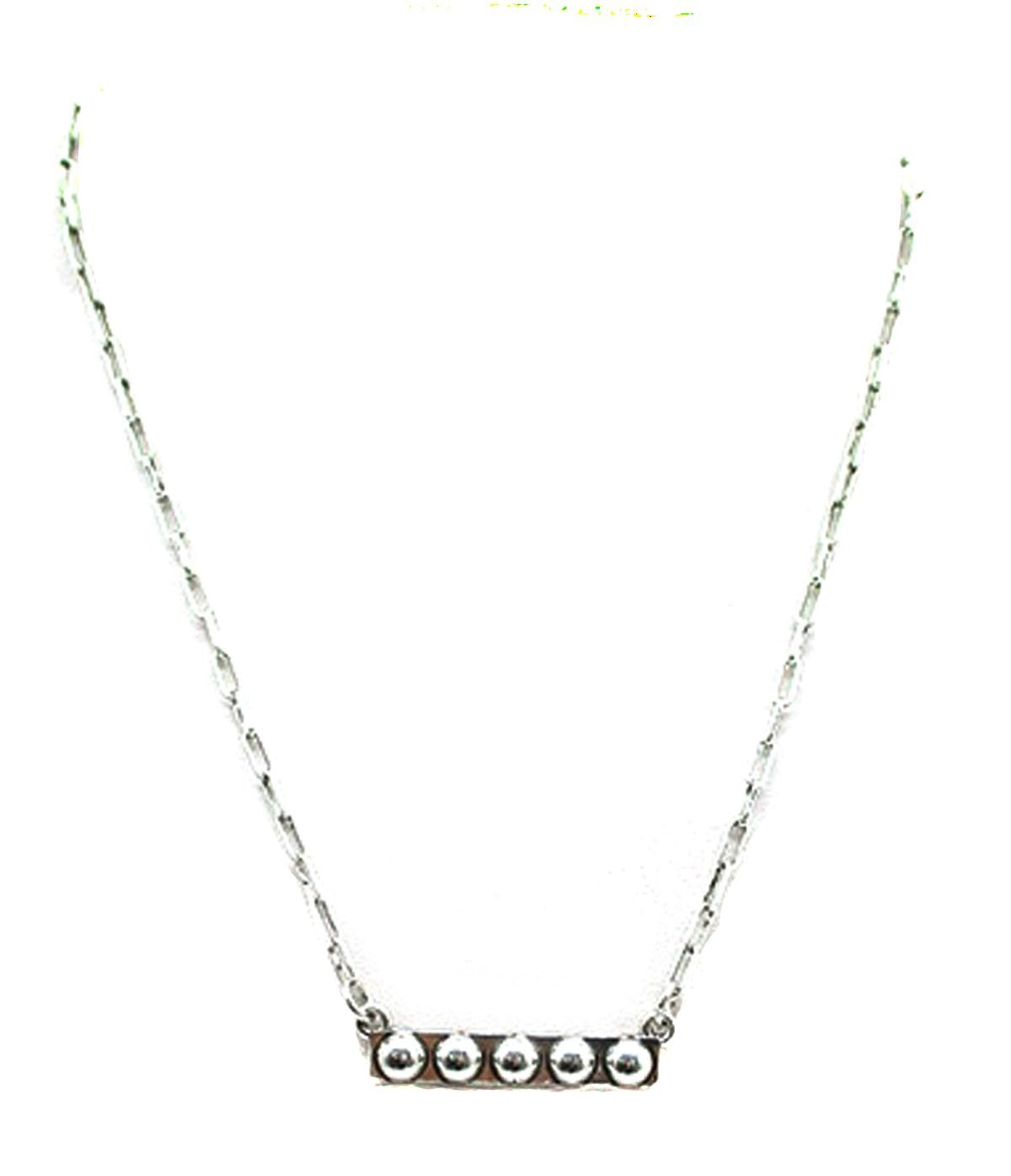 Western bubble bar necklace