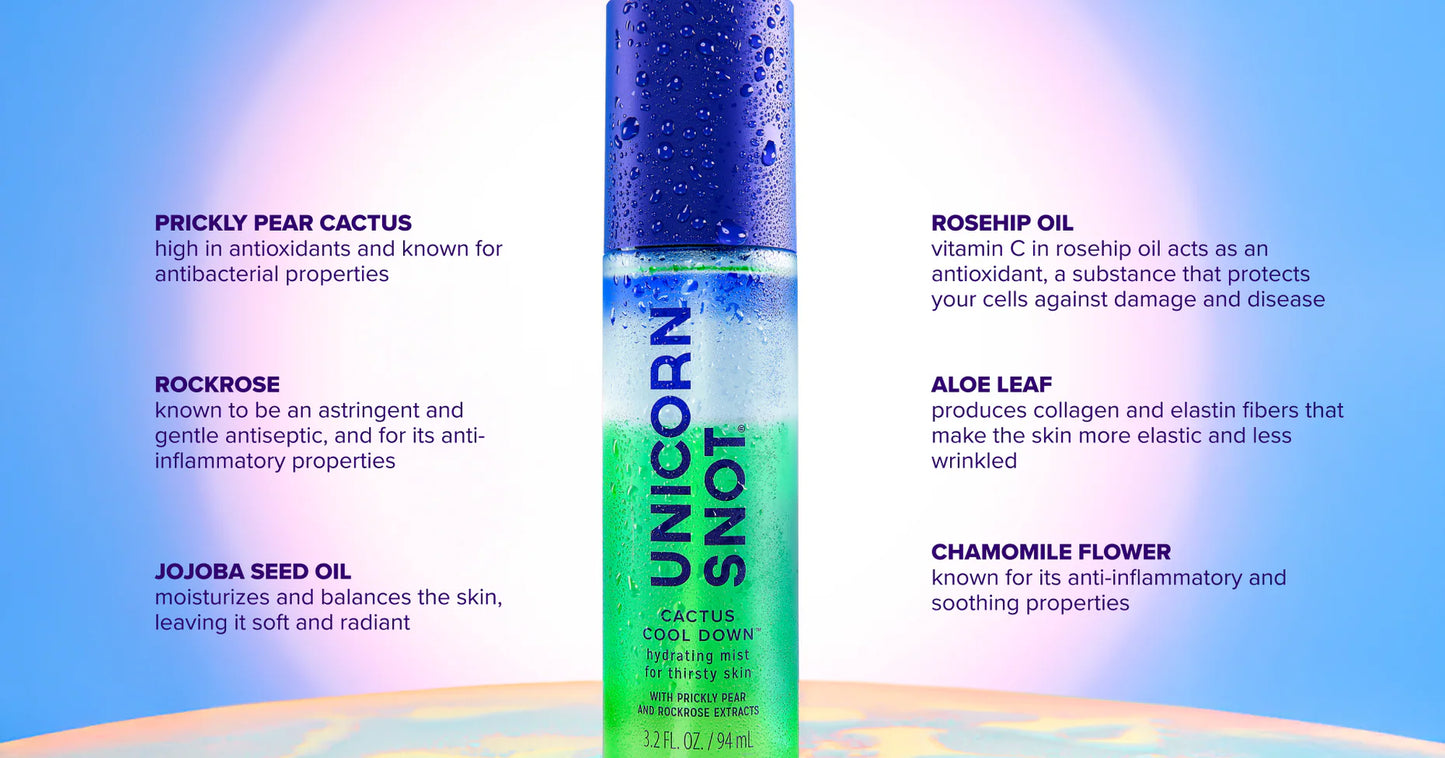 Unicorn snot Cactus Cool Down