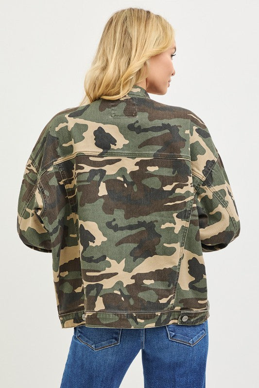 Camo Jean Jacket by Risen