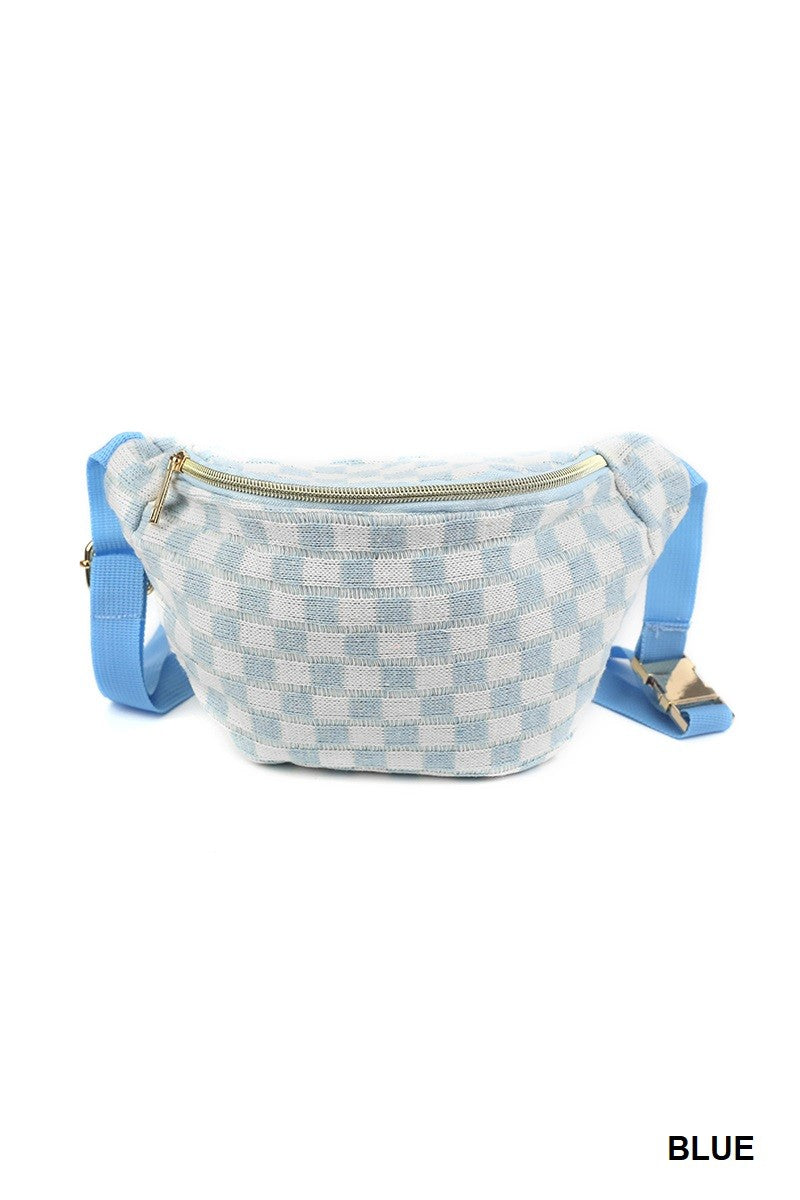 Checkered Cross Body