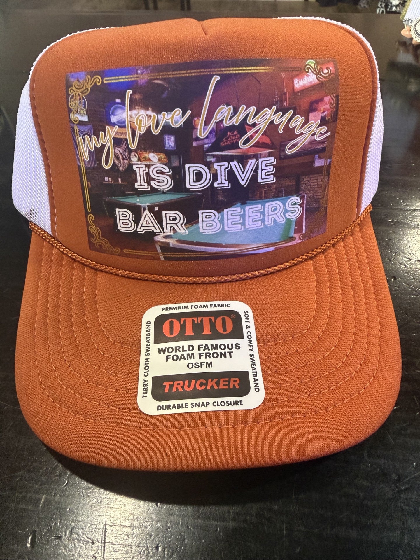 Love Language Dive Bar Beers without chain