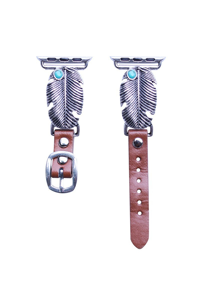 Feather & Turquoise Apple Band