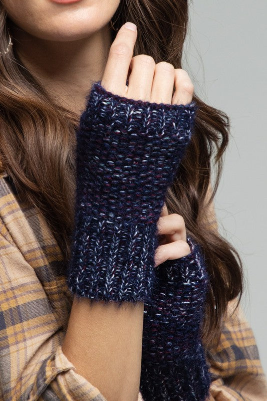 Fingerless Gloves Navy