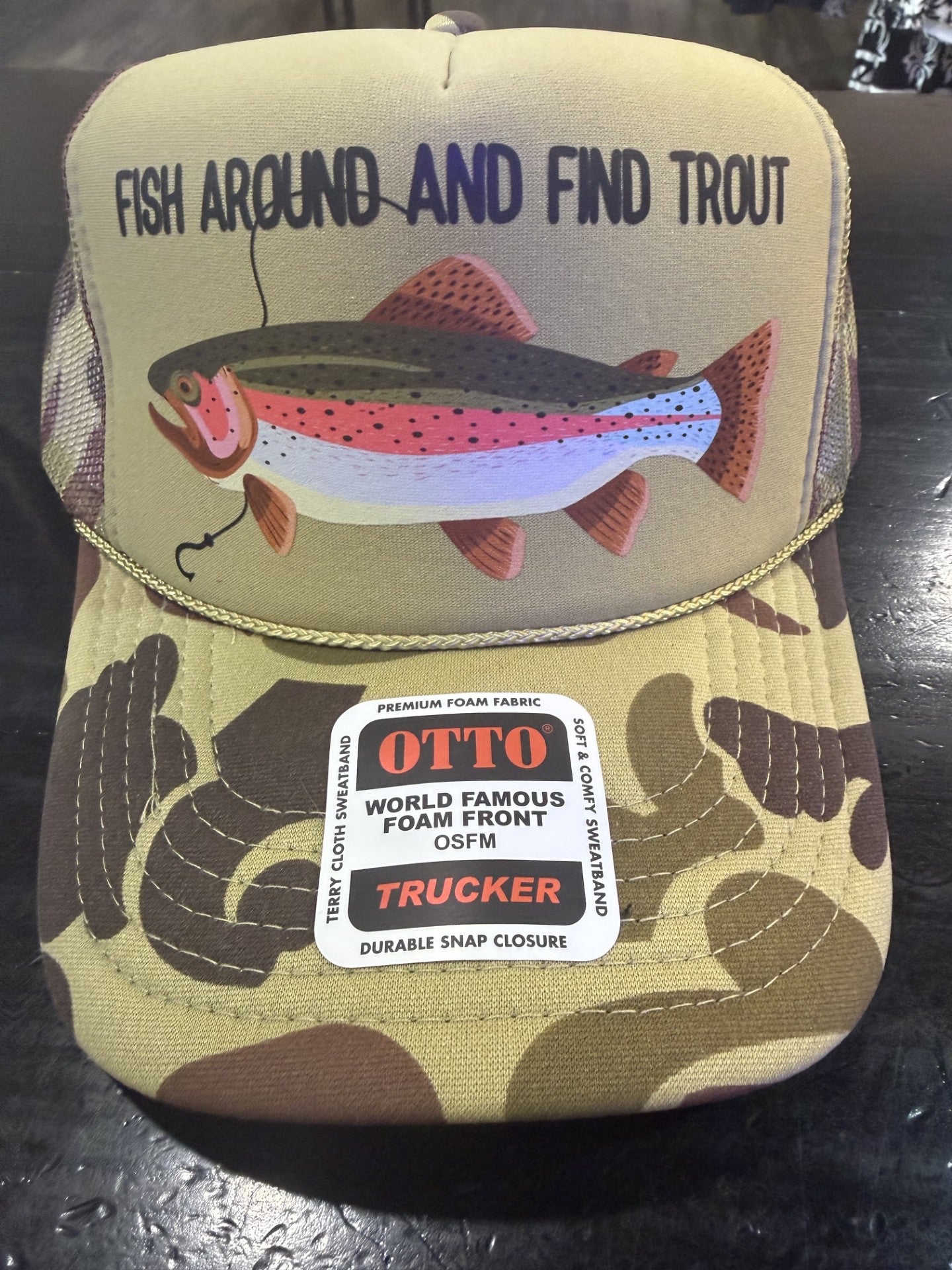 Fish around and find trout no hat chain