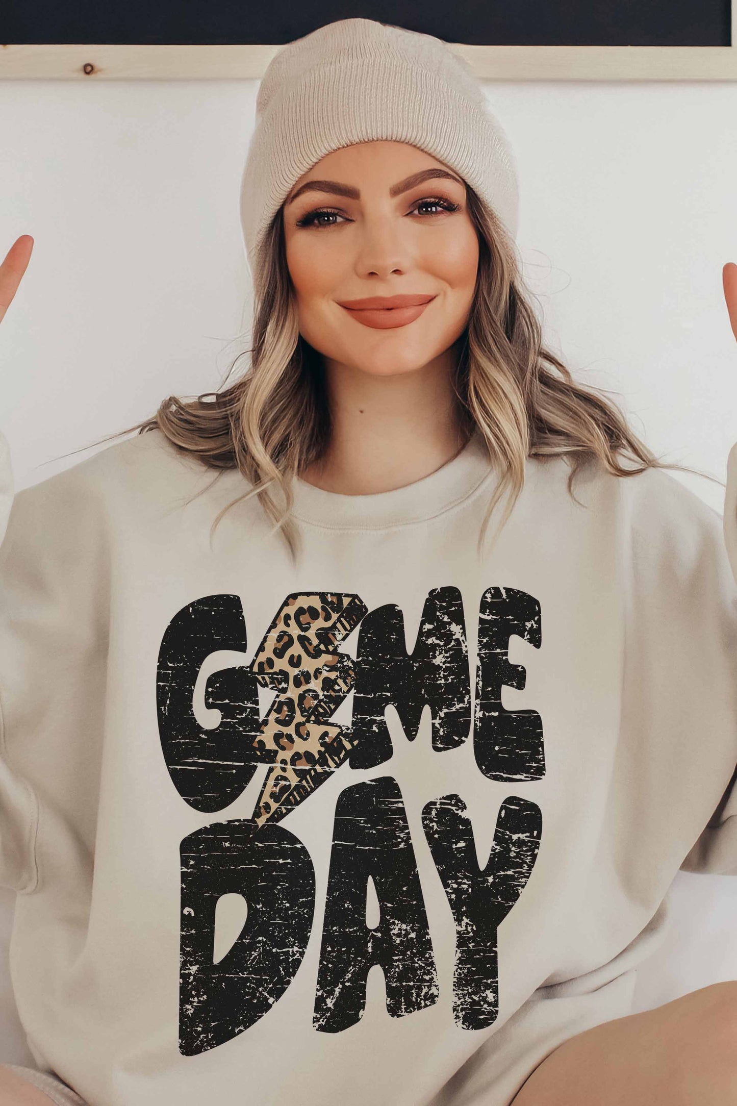 Game Day Leopard Sweatshirt