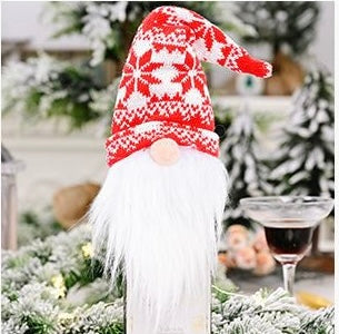 Gnome Hat Wine Bottle Topper