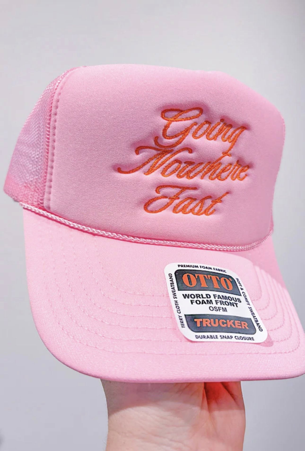 Going Nowhere Fast Trucker Hat