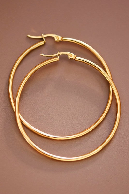 Thin Gold Hoop