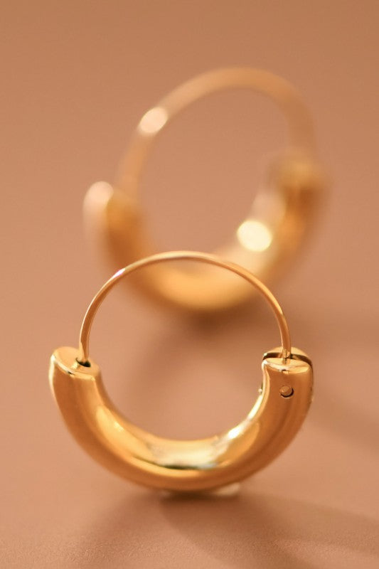Gold Mini Hoop