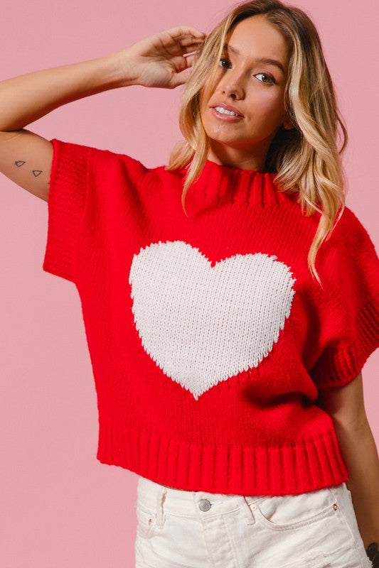 Large Heart Sweater