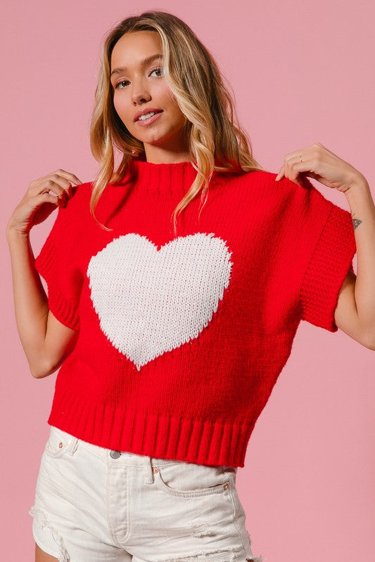 Large Heart Sweater