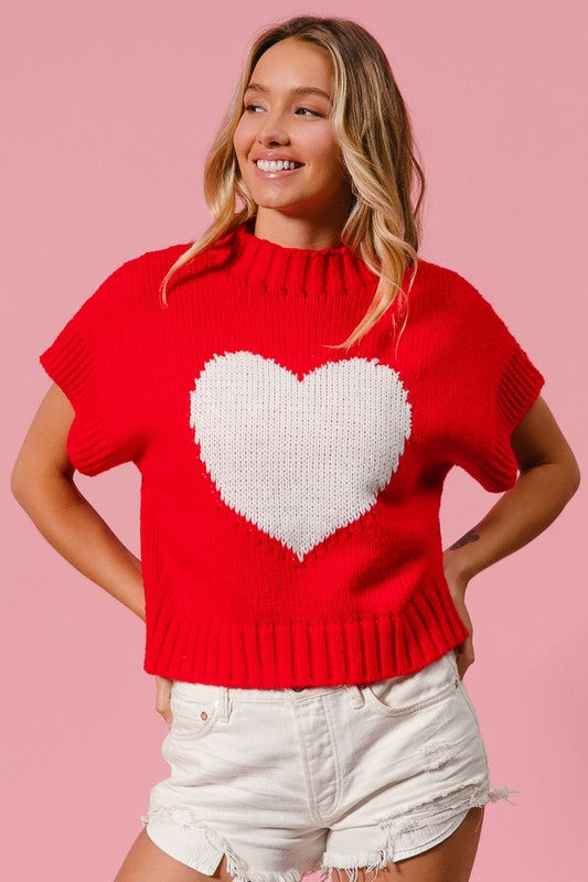 Large Heart Sweater