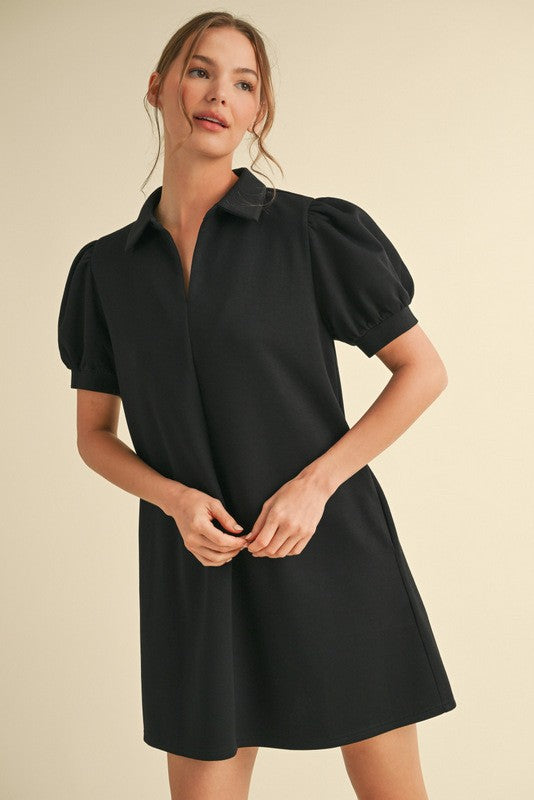 Jersey Collar Dress