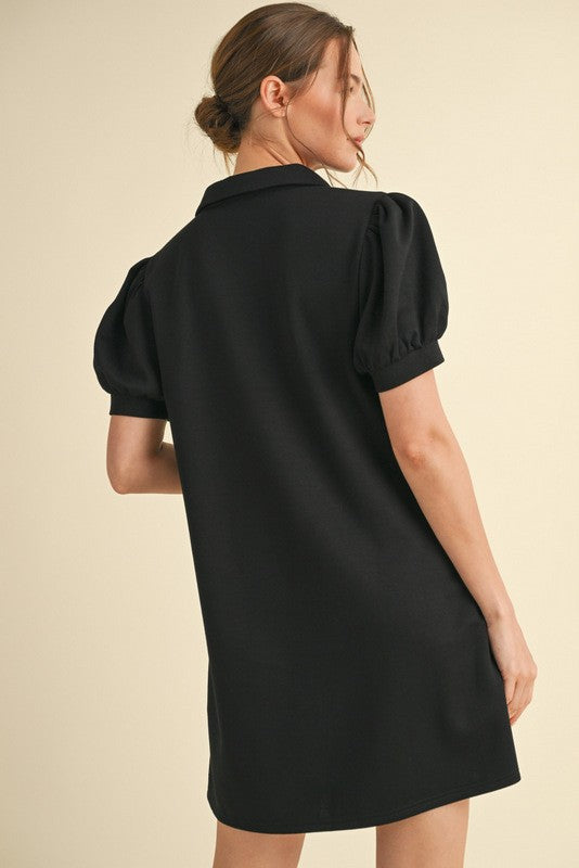 Jersey Collar Dress