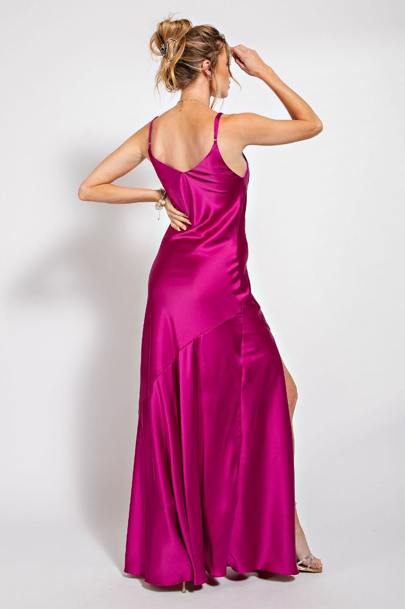 Satin Dreams Maxi Dress