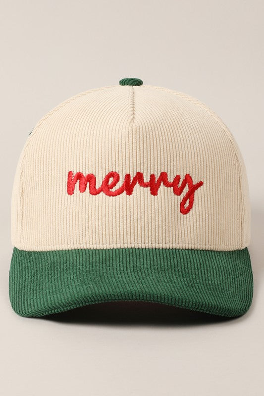 Corduroy Merry Hat