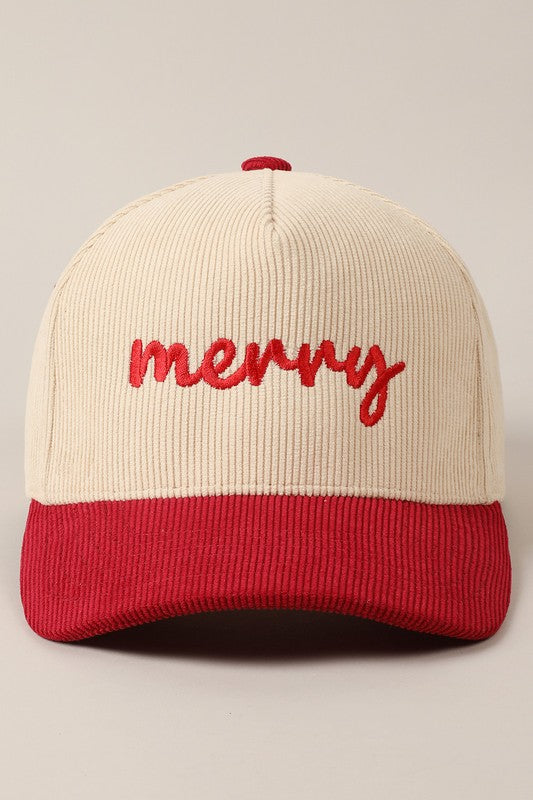 Corduroy Merry Hat