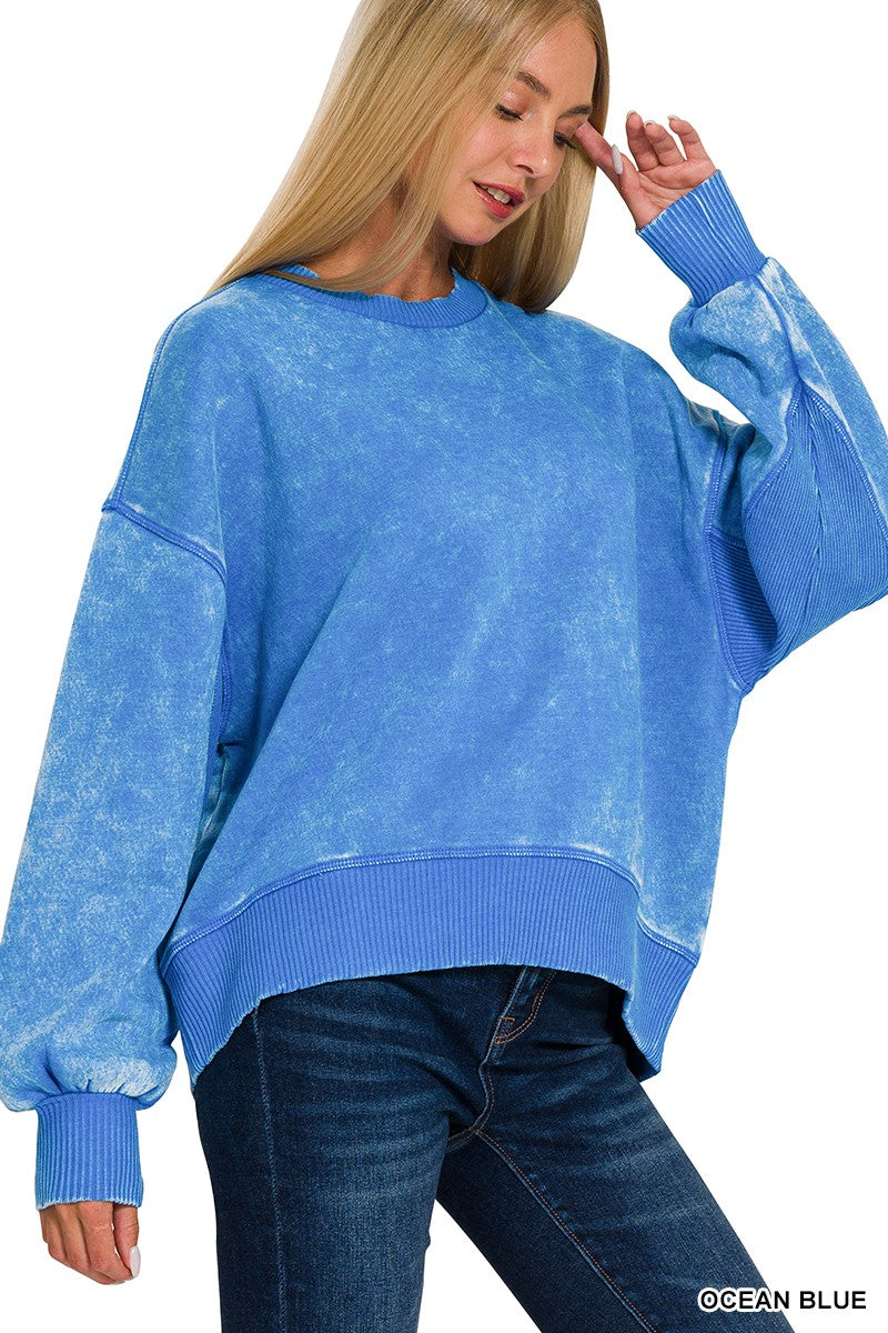 Acid Wash Fleece Spring Colors