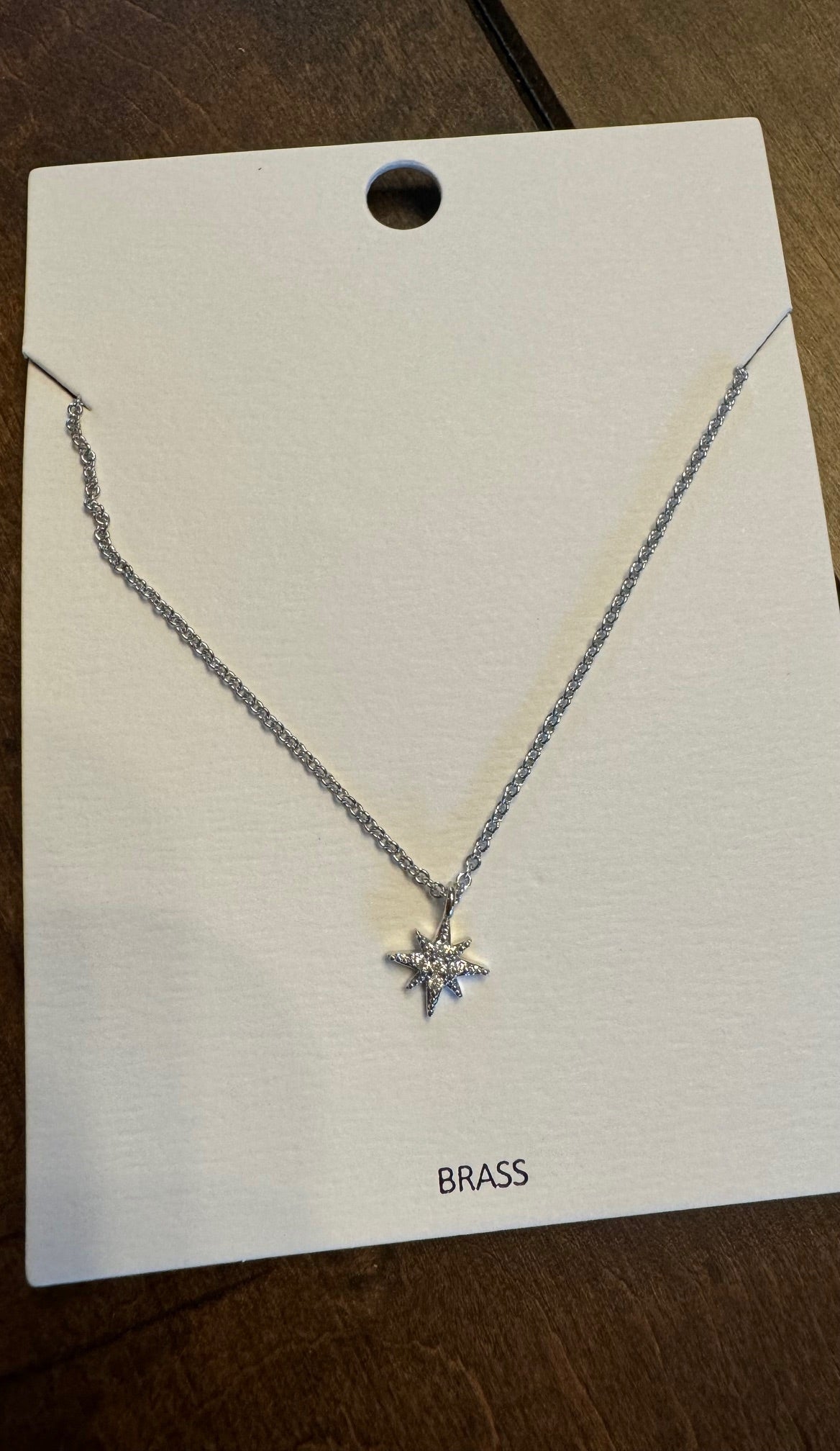 Starburst Pave Crystal Necklace