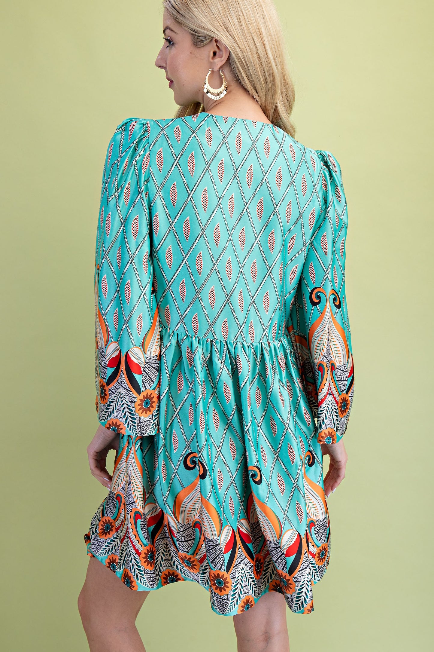 Pretty as a Peacock Dress