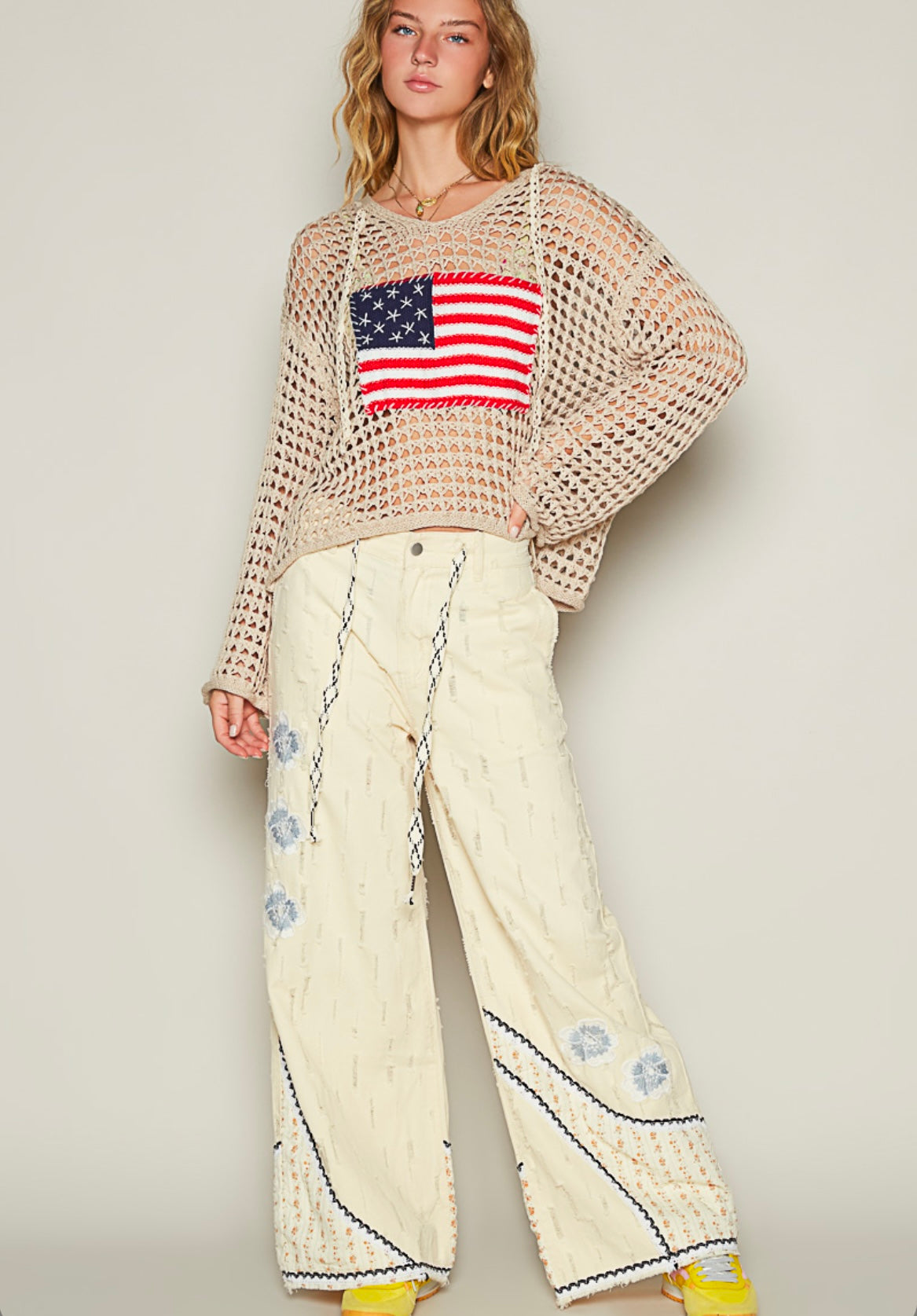 Flag Hoodie Sweater