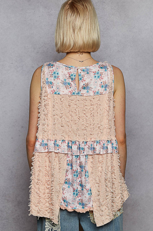 Pink Textured Tank