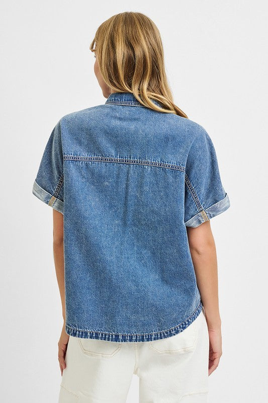Risen Denim Shirt