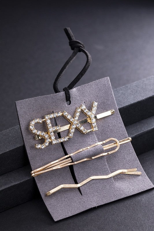 Rhinestone clip/hair pin