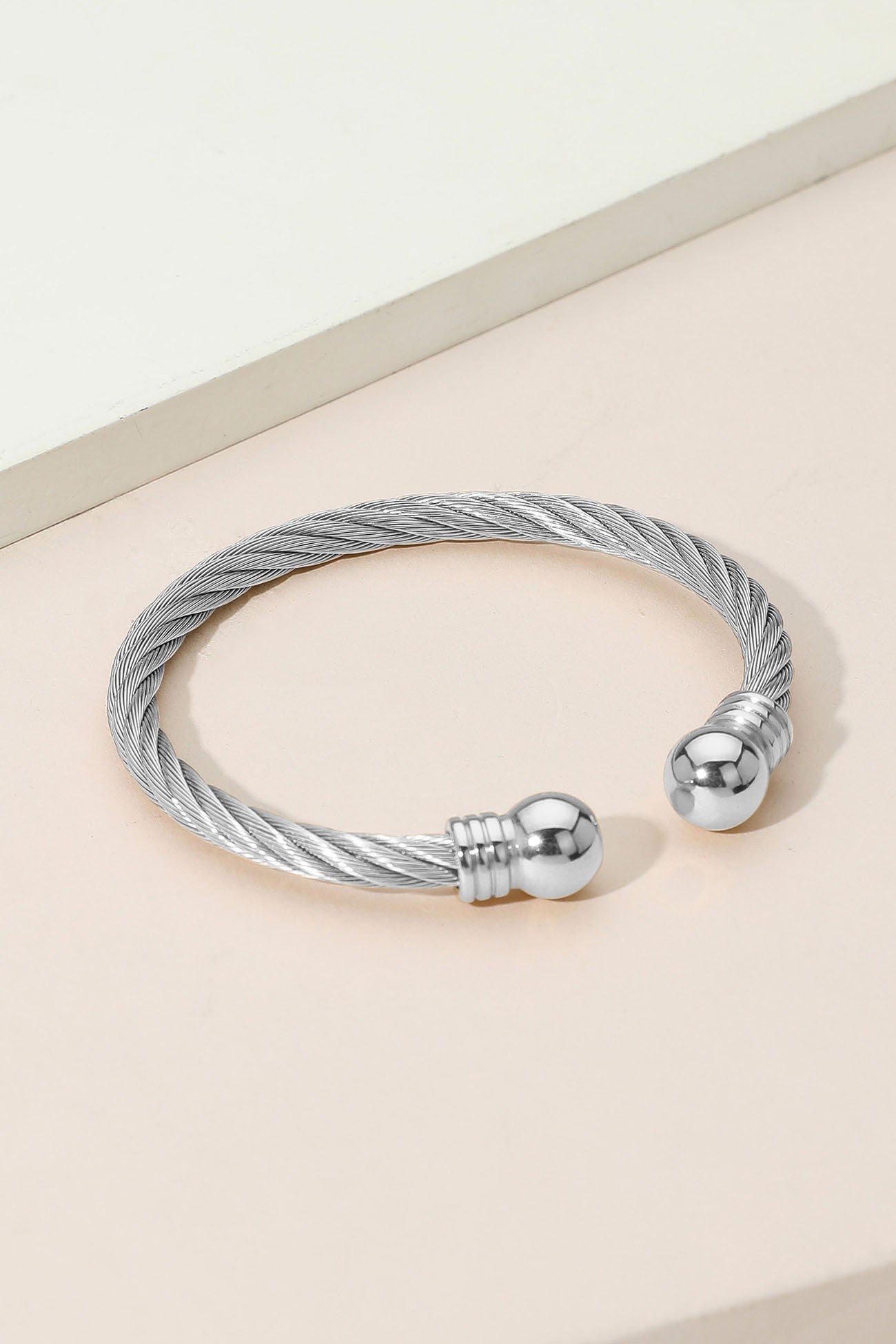Mesh Cuff Ball Bracelet