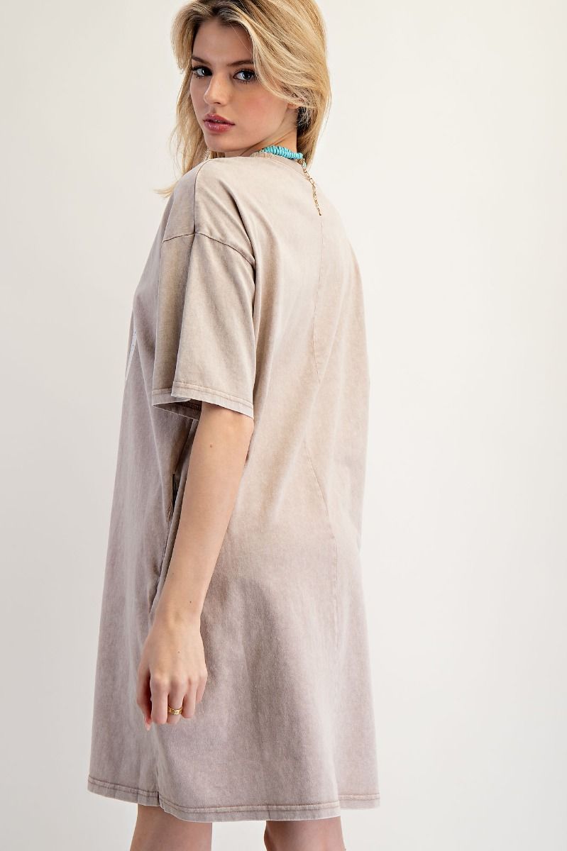 Smiley Tee Shirt Dress