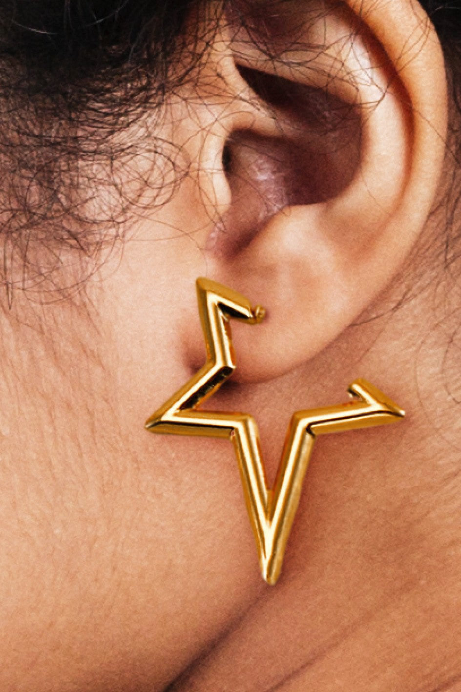 Abstract Star Earrings