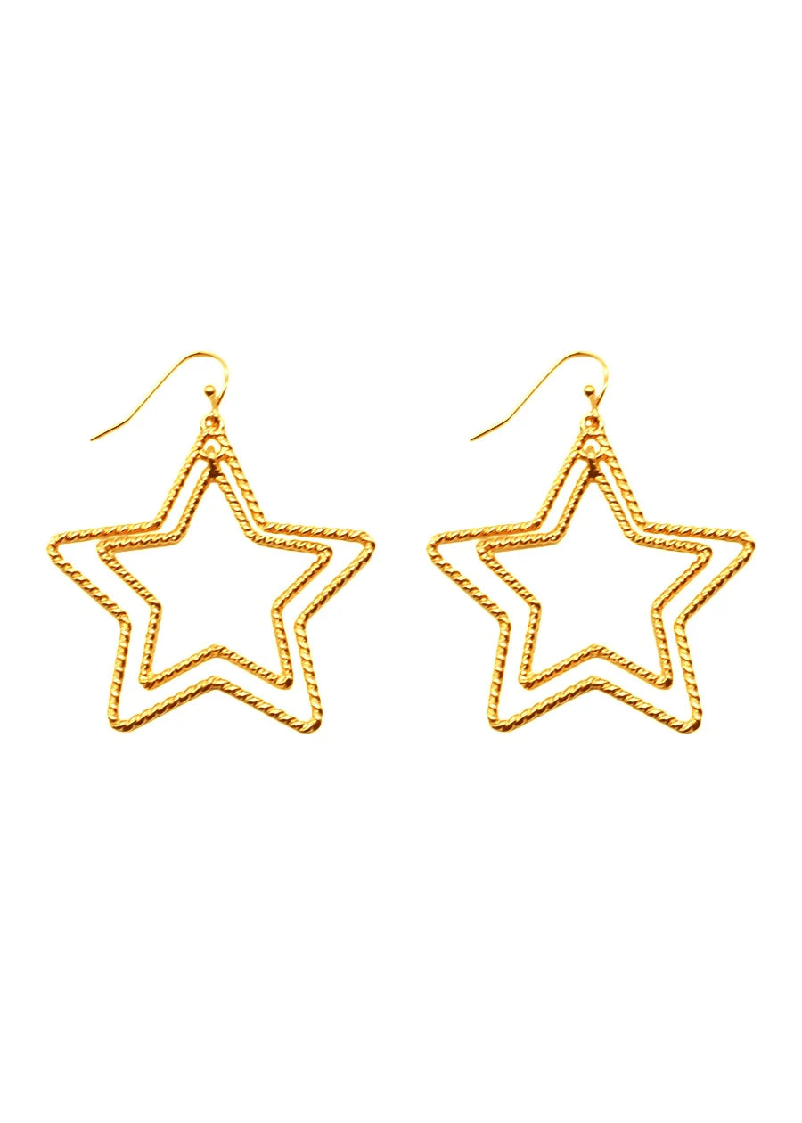 Star Dangle Earrings