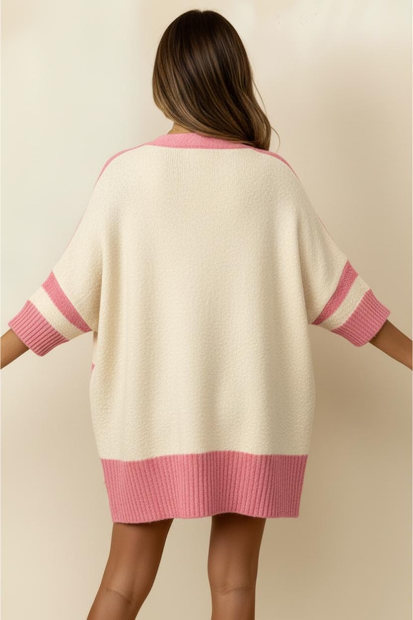 Oversized Popcorn Cardi