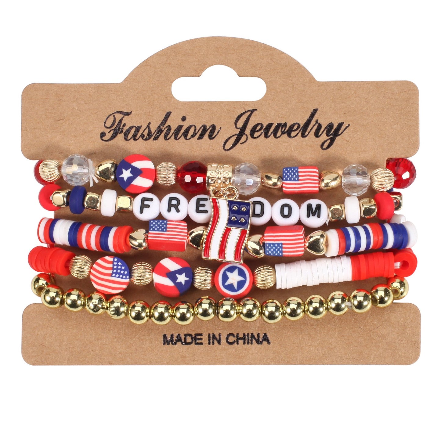 Patriotic Bracelet Stacks