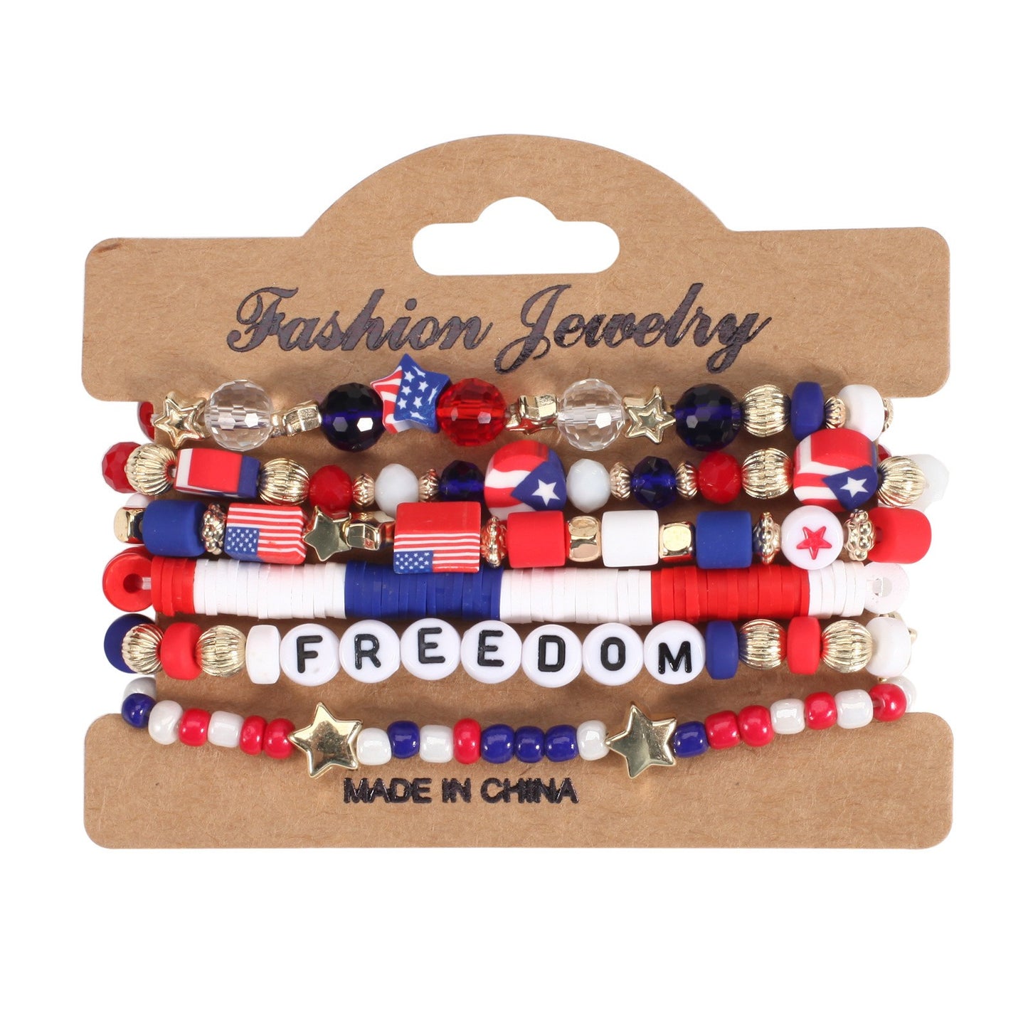 Patriotic Bracelet Stacks