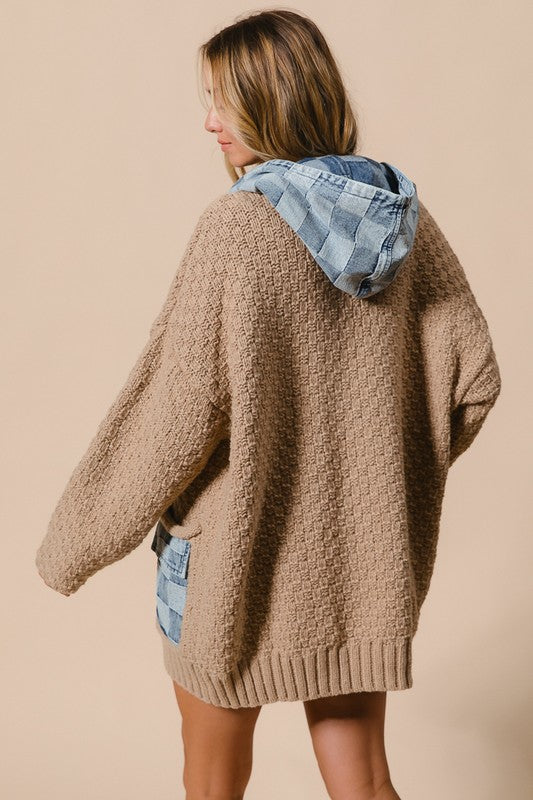 Sweater Jean Jacket