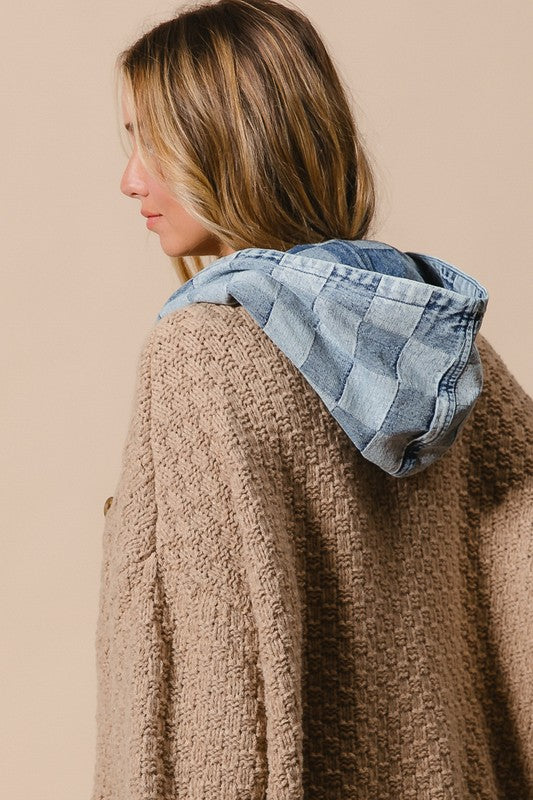 Sweater Jean Jacket