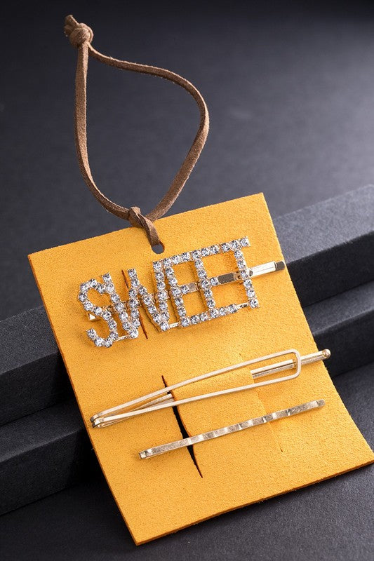 Rhinestone clip/hair pin