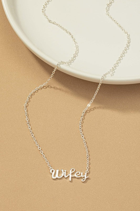 Wifey Necklace